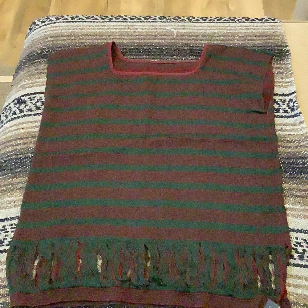 Reversible hand made Huipil top
